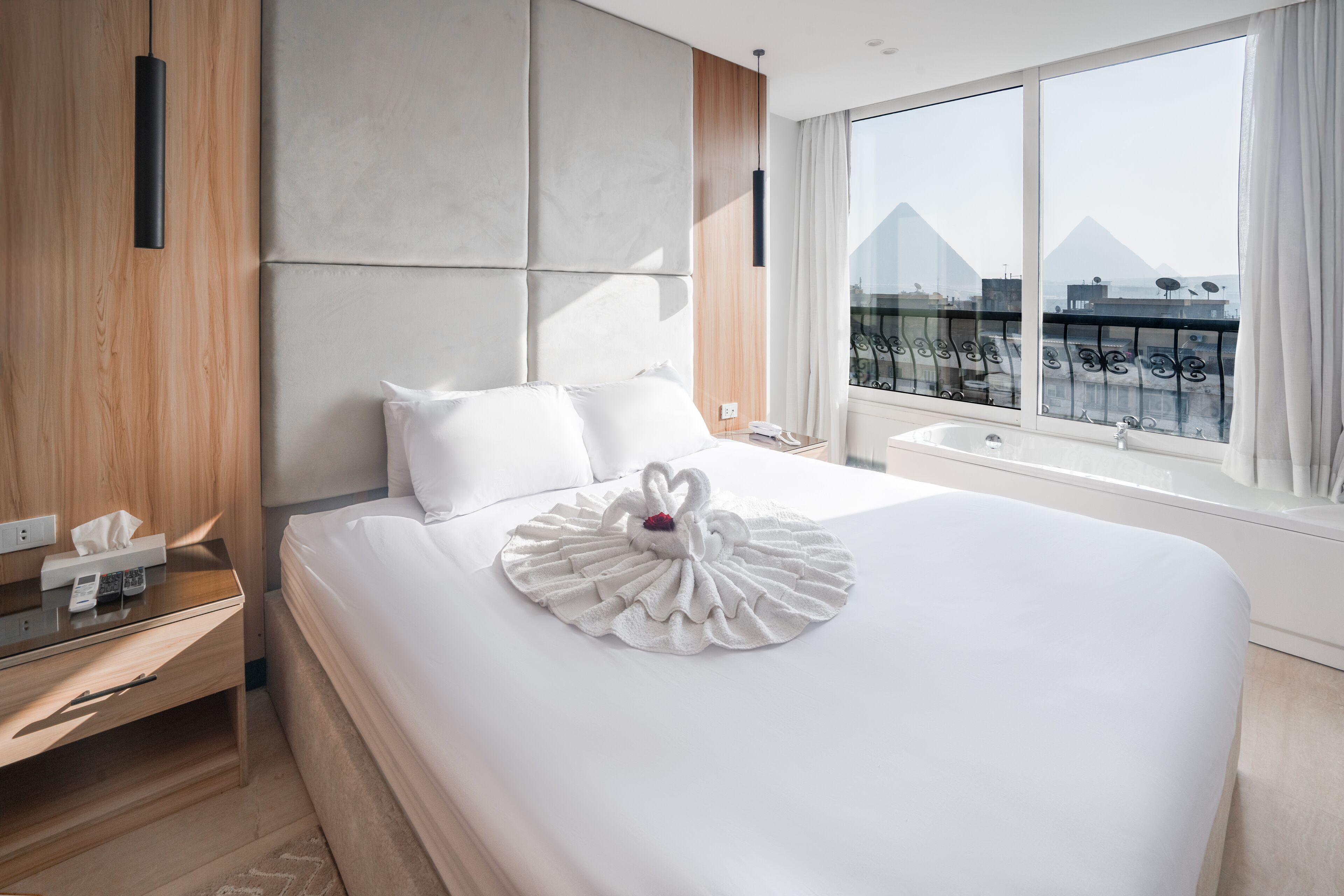 Superior Double Room, Jetted Tub, Mountain View | In-room safe, soundproofing, iron/ironing board, free WiFi