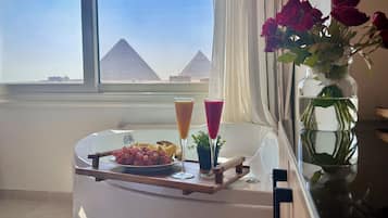 Superior Double Room, Jetted Tub, Mountain View | In-room safe, soundproofing, iron/ironing board, free WiFi