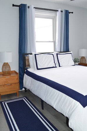 3 bedrooms, iron/ironing board, travel cot, WiFi