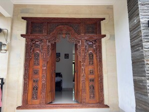 Entrada de la propiedad