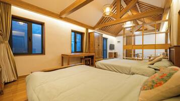 Suite Klasik, 3 kamar tidur, dapur kecil, pemandangan bukit | 2 kamar tidur dan Wi-Fi gratis