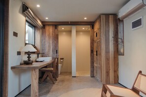 Comfort Suite, 3 Bedrooms, Private Bathroom, Mountain View | Bathroom | Shower, free toiletries, hair dryer, towels - Xianju Laoshan Cultural Theme Homestay (Qingdao)