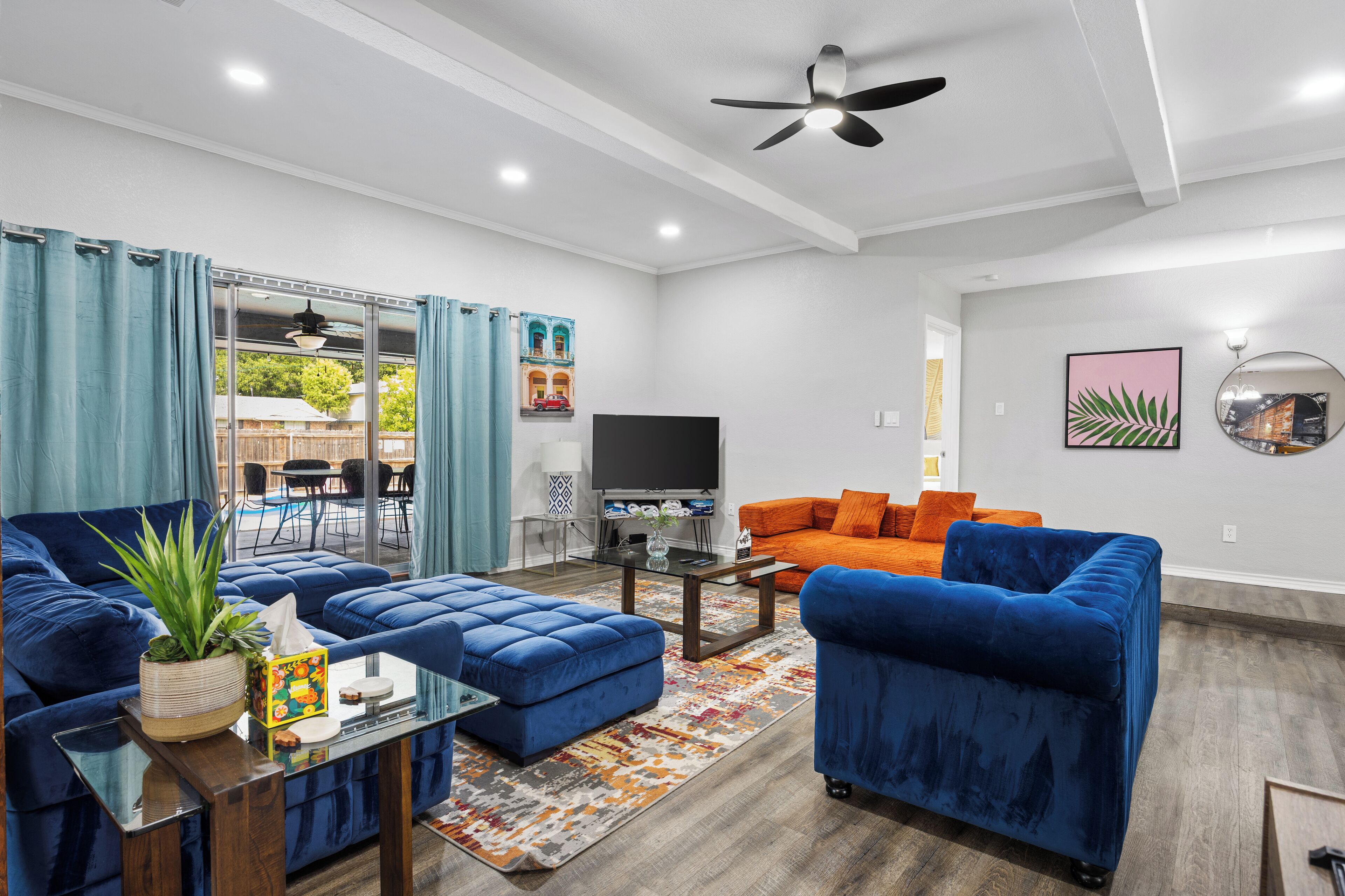 Smart TV, video games, foosball