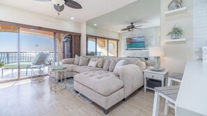 Televisión, chimenea