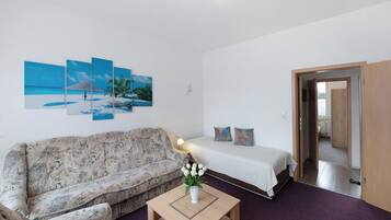 1 Schlafzimmer, kostenloses WLAN, Bettwäsche