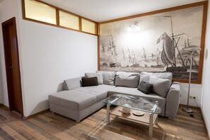 TV, DVD player, stereo - Apartment 'Neptun' with Sea View, Balcony and Wi-Fi (Wunstorf-Steinhude)