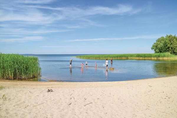 Vlak bij het strand