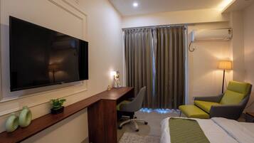 Suíte estúdio standard | Roupas de cama premium, Wi-Fi de cortesia, roupa de cama