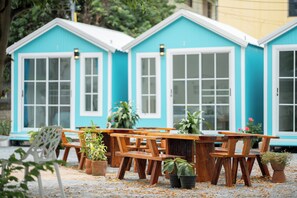 Cozy Minimal | Living area - UrbanNest Hostel  (Pattaya)