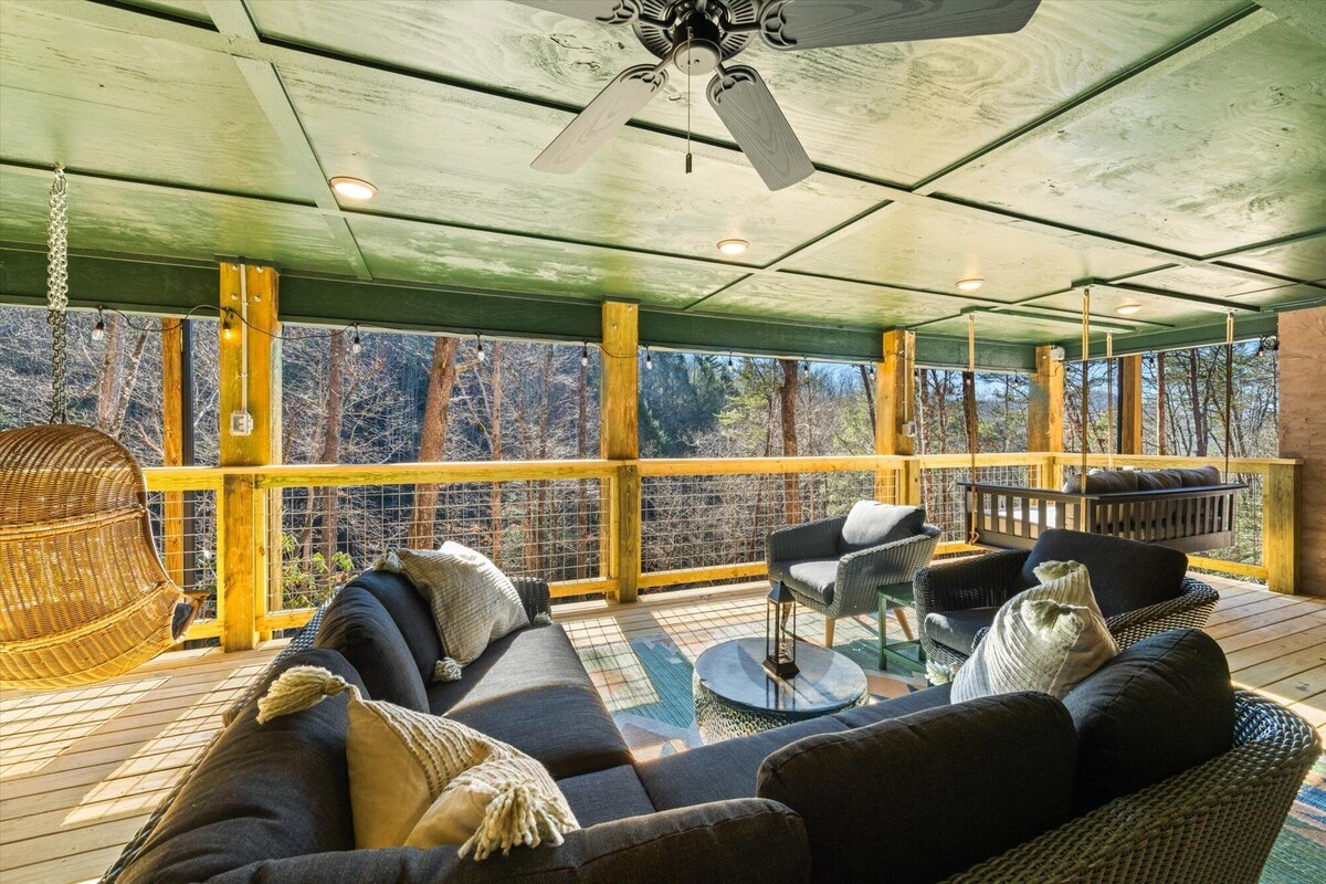 Photo 65 of Treehouse Cabin with XLarge Outside Living Space 10 Mins from downtown!