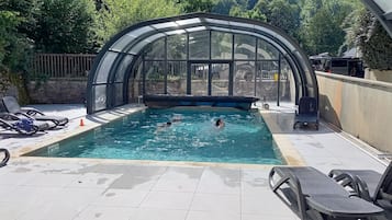Una piscina riscaldata