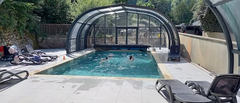 Una piscina riscaldata