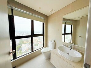 Apartment, 2 Bedrooms, Partial Ocean View | Bathroom - Gold Coast Centre Apartment Nha Trang (Nha Trang)