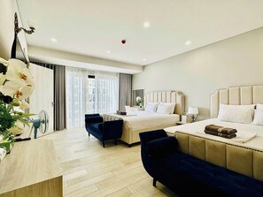 Egyptian cotton sheets, premium bedding, individually decorated - Gold Coast Centre Apartment Nha Trang (Nha Trang)