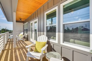 Terrace/patio - Walk to Beach: PCB Retreat w/ Heated Pool! (Panama City Beach)