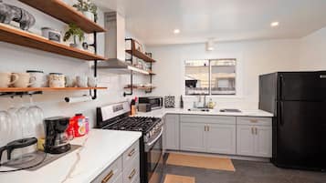 Microwave, oven, stovetop