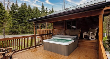 Chalet au TOIT VERT/SPA privé 4p