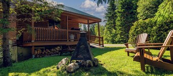 Chalet au TOIT VERT/SPA privé 4p