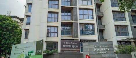 Overnatningsstedets facade