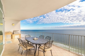 Exclusive Condo, 3 Bedrooms, Hot Tub, Beach View | Balcony - Turquoise Place 2205 C (Orange Beach)