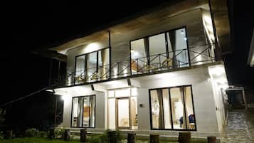 Front of property – evening/night