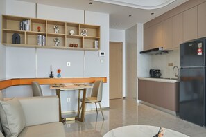 開放式客房, 河景 | 房內用餐
