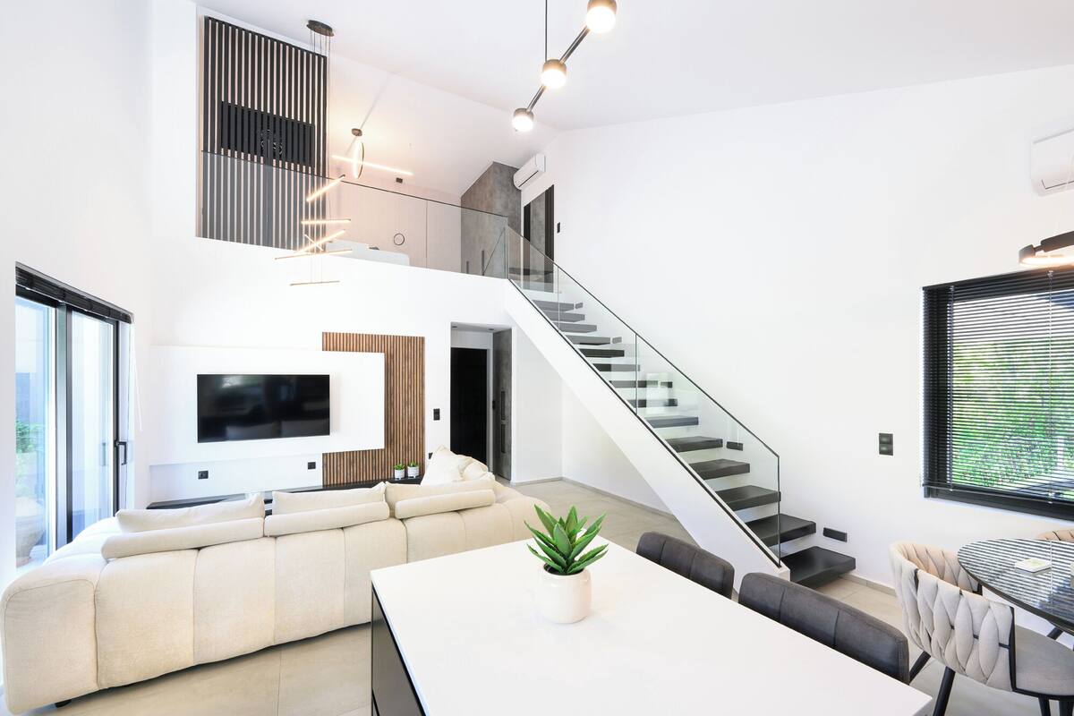 Villa, 2 Bedrooms, Mountain View | Living area