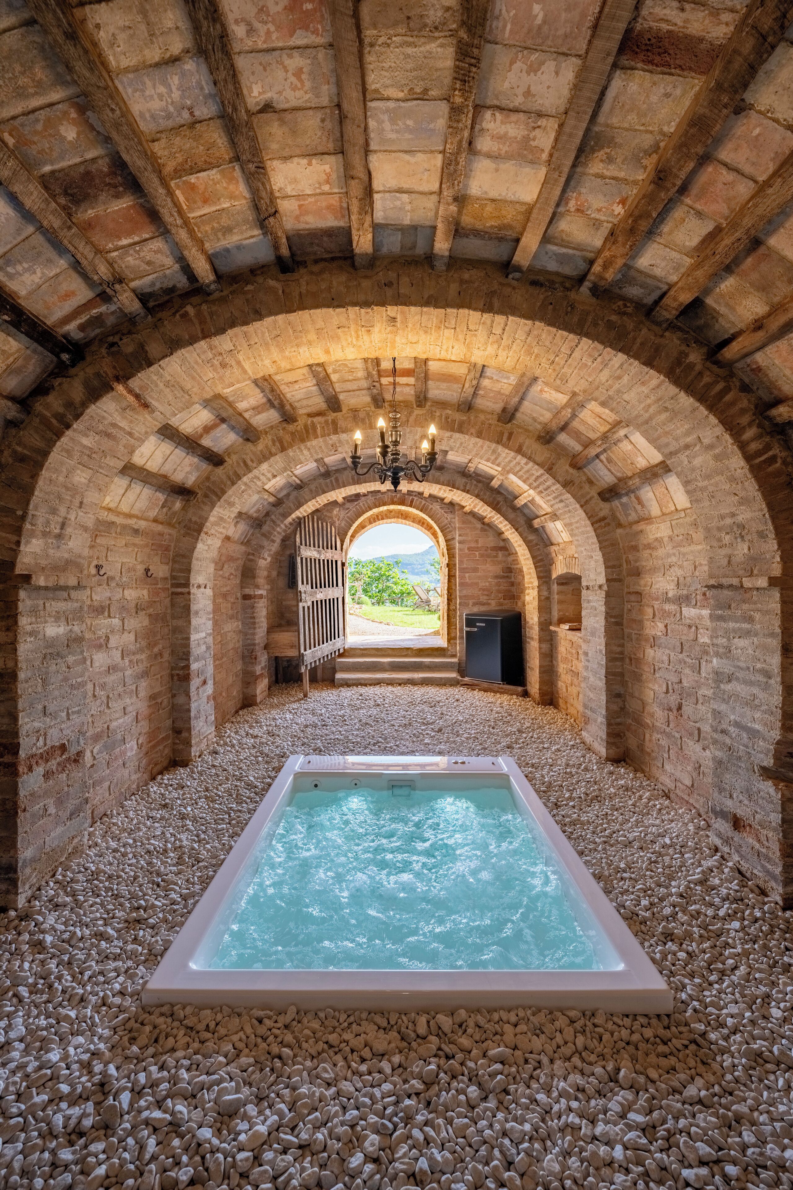 Bain à remous intérieur