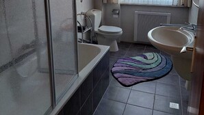 ヘアドライヤー、タオル、トイレットペーパー