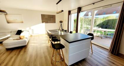 Maison 3 chambres jardin parking proche plage, WIFI, animaux acceptés