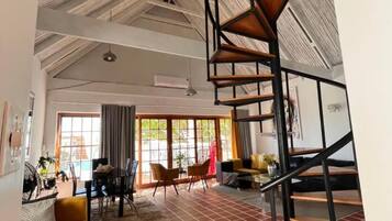 Chalet, 2 Bedrooms, Smoking, Balcony | Living area