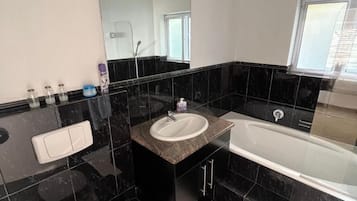 Apartment, 1 Bedroom, Private Pool, Garden View | Bathroom | Toilet paper