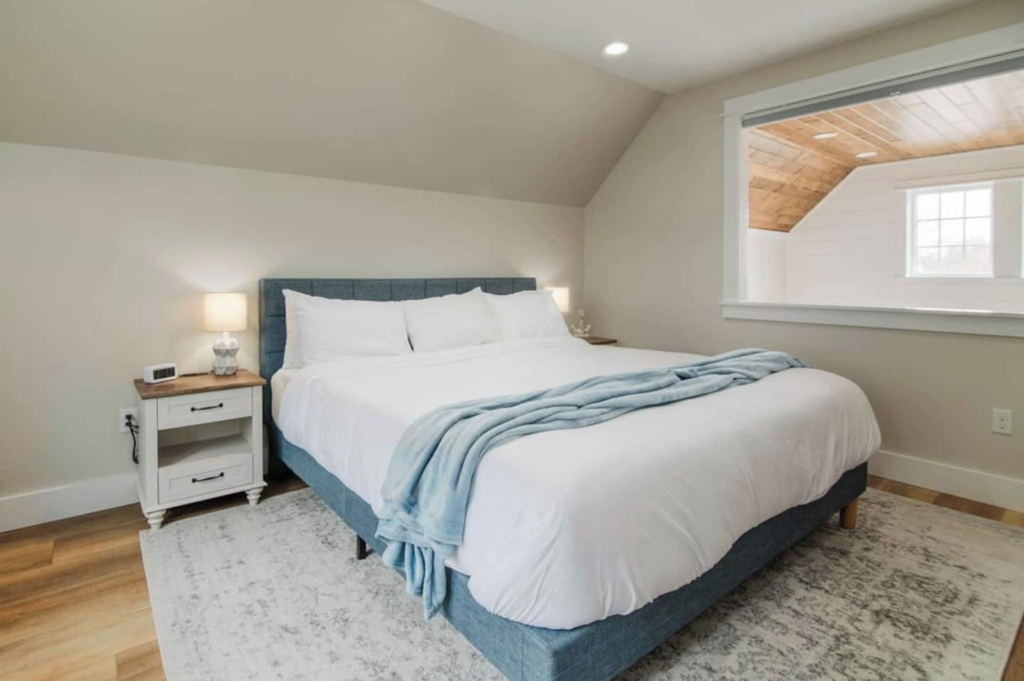 1 bedroom, iron/ironing board, travel crib, free WiFi