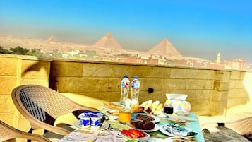 Deluxe Double or Twin Room, Mountain View | Breakfast meal | Free daily full breakfast