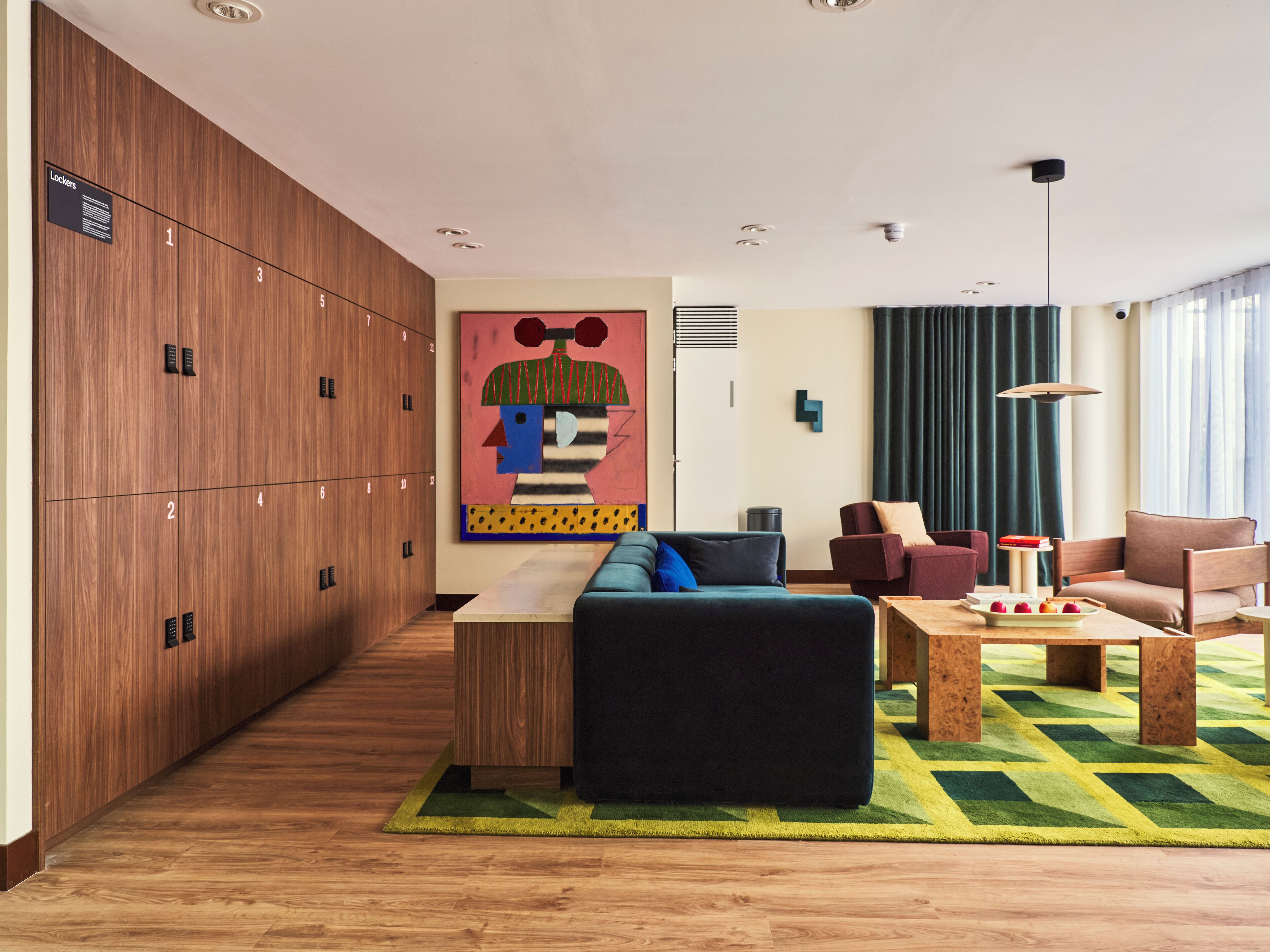 Sitteområde i lobbyen