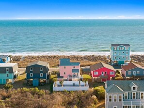 Exterior - Completely Renovated 5BR/4BA House,Ocean Views,Pool,Dog Friendly,Sleeps 14 (Oak Island)