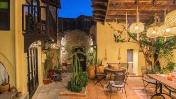 Front of property – evening/night