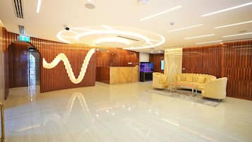 Sala de estar en el lobby