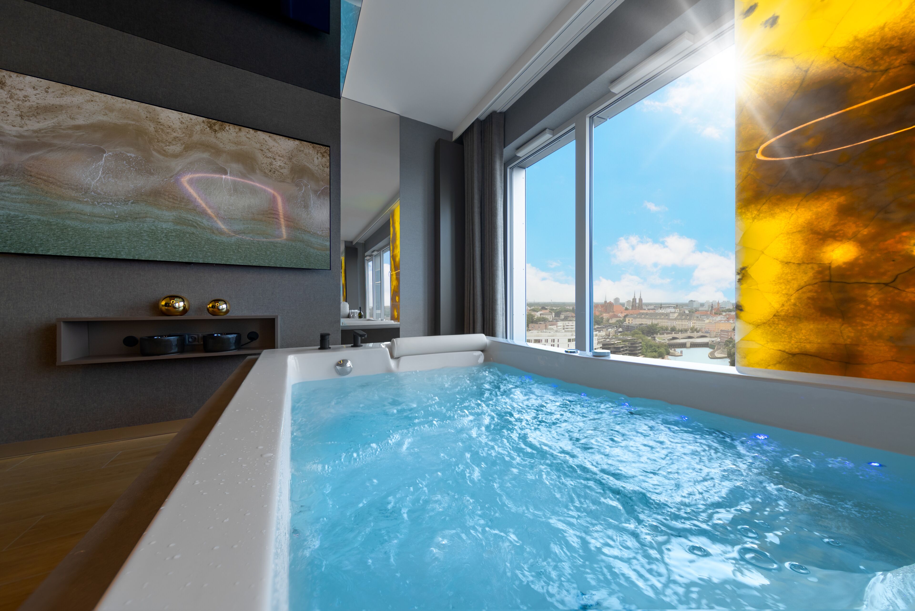 Leilighet – panorama, spabadekar | Privat boblebad