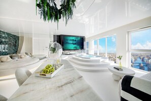 Penthouse Luxe, bain à remous, vue fleuve | Vue sur la ville