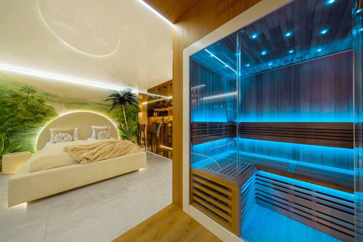 Comfort-Apartment, Whirlpool | Allergikerbettwaren, kostenloses WLAN, individuell dekoriert