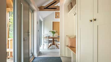 Cottage, 2 chambres | Draps en coton égyptien, bureau