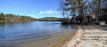 Spacious Pet-Friendly Home on Crescent Lake with Sandy Beach