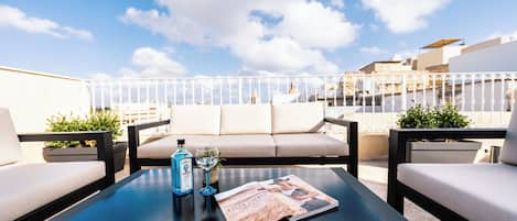 Terrasse sur le toit