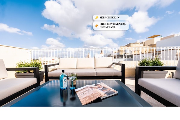 Terrace/patio - Florian Boutique Guest house (Cospicua)