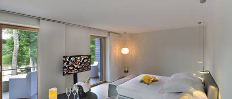 Suite, eigenes Bad (Alchimie des sens ) | Hochwertige Bettwaren, individuell dekoriert, individuell eingerichtet