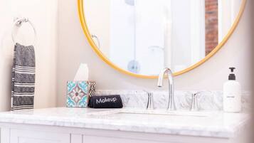 Hair dryer, toilet paper