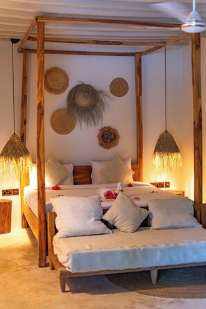 Minibar, desk, laptop workspace, free cots/infant beds - Seconda Stella Boutique (Jambiani)
