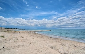 On the beach