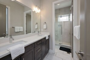 Hair dryer, towels